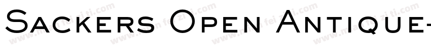 Sackers Open Antique字体转换